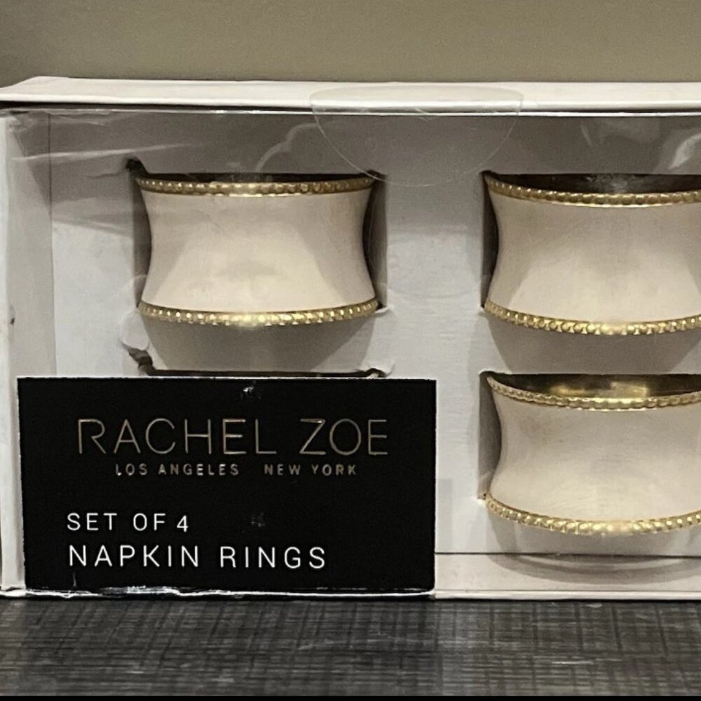 Rachel Zoe Napkin Rings (Set of 4)